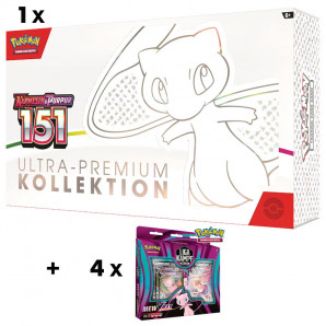 Pokemon - Bundle Mew: Ultra Premium Kollektion + Kampf-Deck